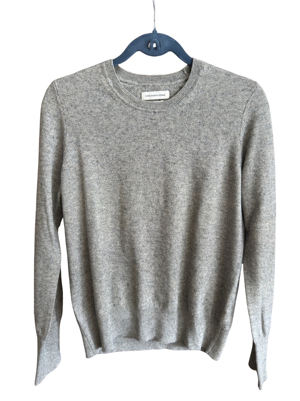 Isabel Marant Étoile Grey Cotton Wool Crewneck Sweater - size FR 40 / US 8